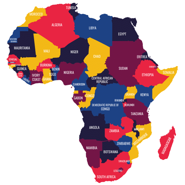 Africa Map Update 